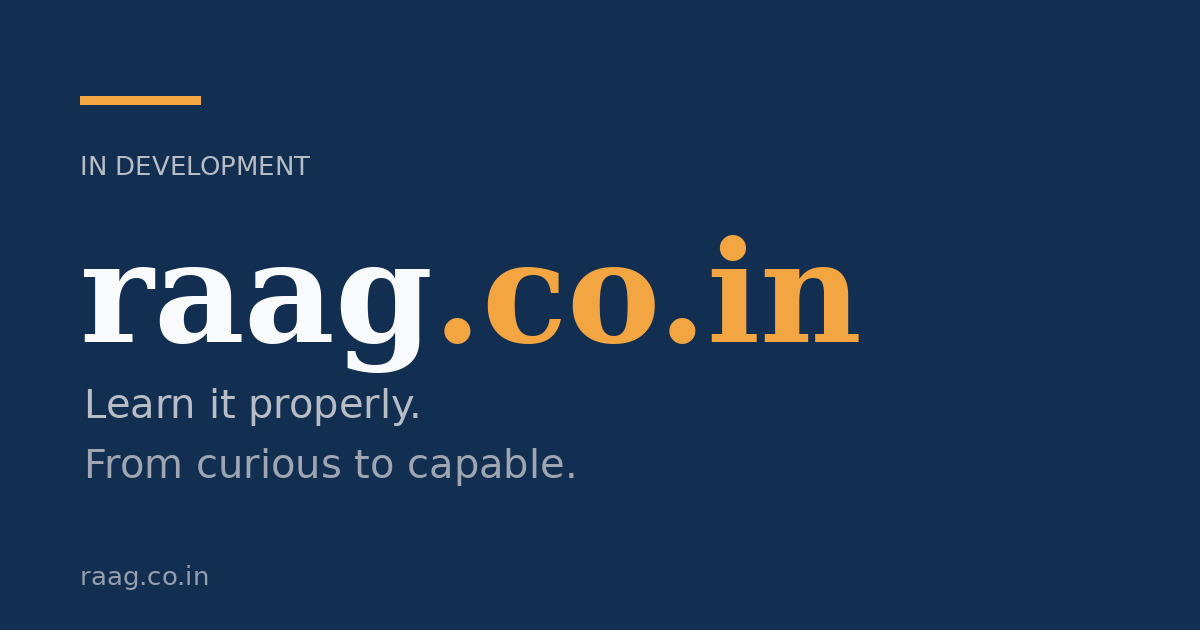 Link preview image for raag.co.in